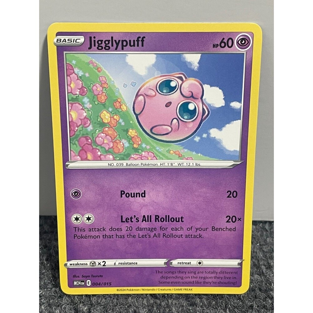 Jigglypuff 004/015 McDonald's Promos 2024 Regular